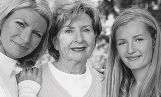 3 generations of women